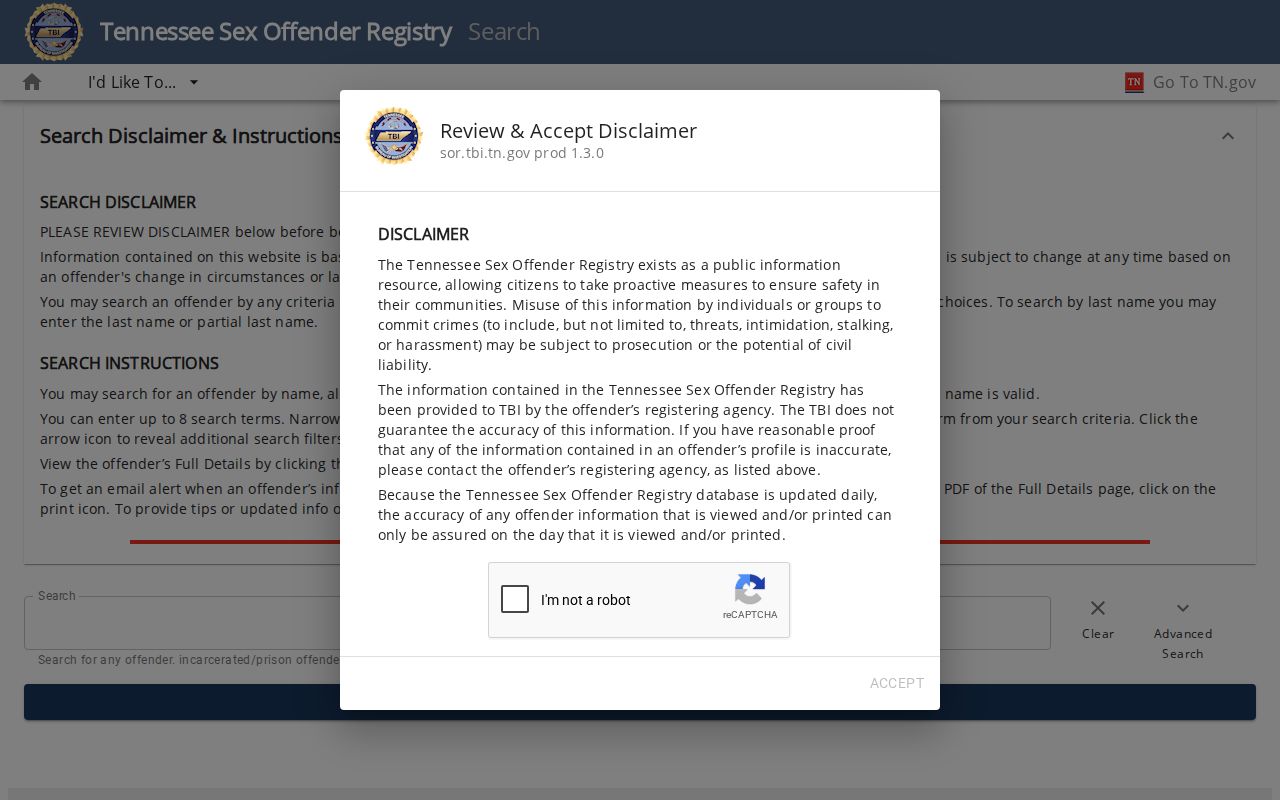 Limited TBI registry photo channel for Obion County released mugshot research